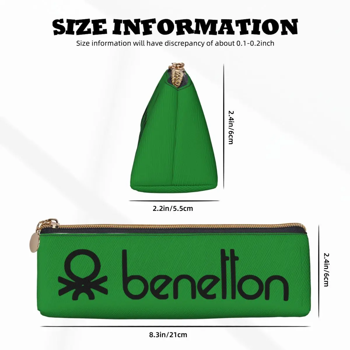 United Colors Of Benetton Pencil Cases Pencil Pouch Storage Stationery Supplies Large Storage Pen Box Pencil Bag for Boy Girl view 3