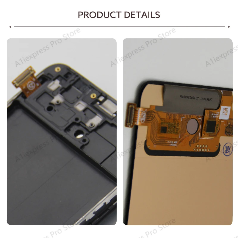 Do wyświetlacza LCD Samsung Galaxy A70 Zestaw digitizera ekranu dotykowego z ramką A705F A705W A705X A705U Części naprawcze ekranu LCD — zdjęcie produktu 6