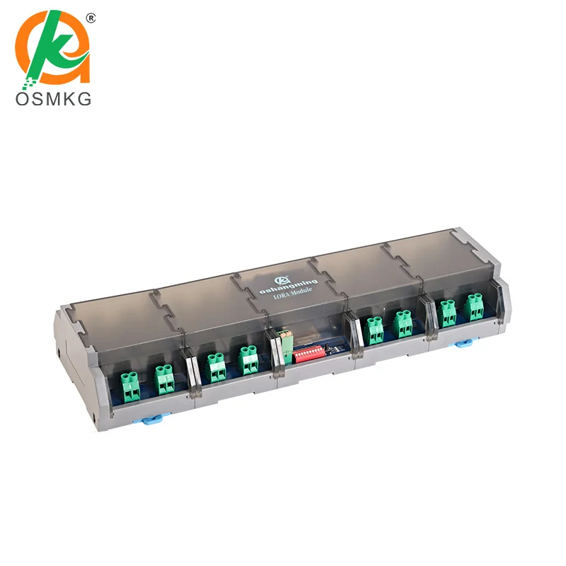 Oshangming 16 Channel RS485  Lora Relay Output Module 50A Single Open Relay DC12/24V Modbus RTU