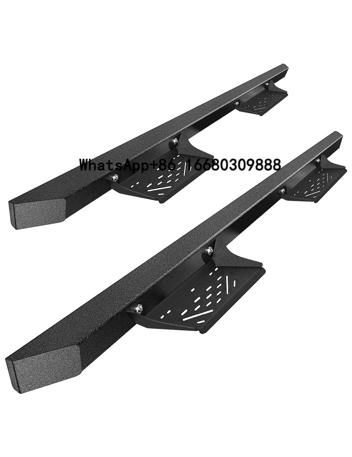 

Off-Road Side Drop Steps Bronco Steel Running Board with Removable Side Steps Compatible with Ford Bronco 4 Door 2021 2022 2023