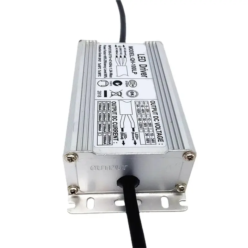 ABKY-LED Driver 1800Mah For 110W 120W 140W 150W 160W Constant Current Waterproof IP67(120W DC36-50V 2100Mah) Lighting
