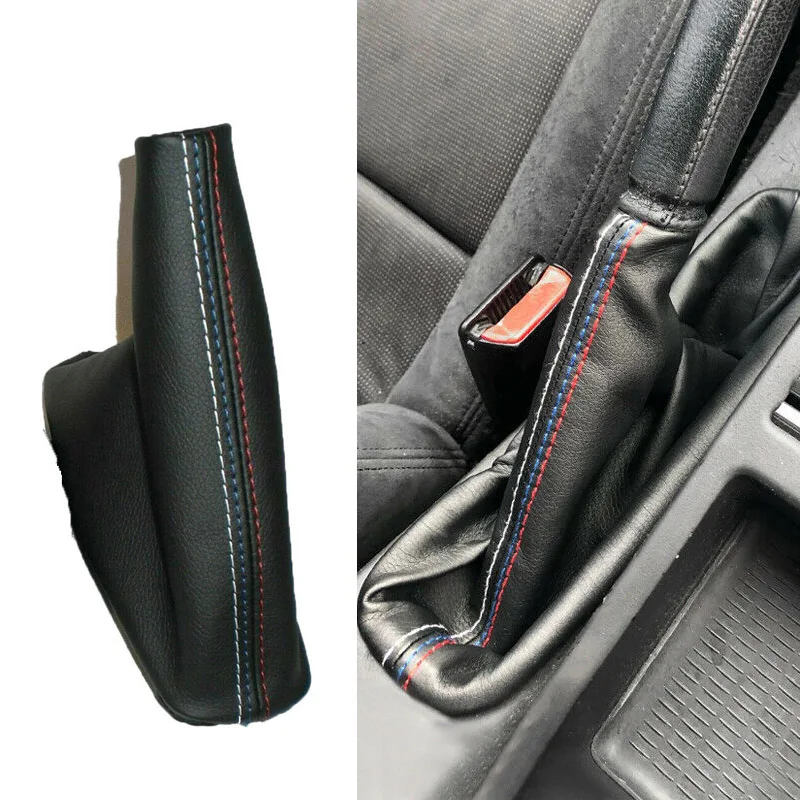 For BMW E30 E36 E34  E46 Front PU Leather Gear Shift Handbrake Gaiter Boot Cover Shifter Boot Cover