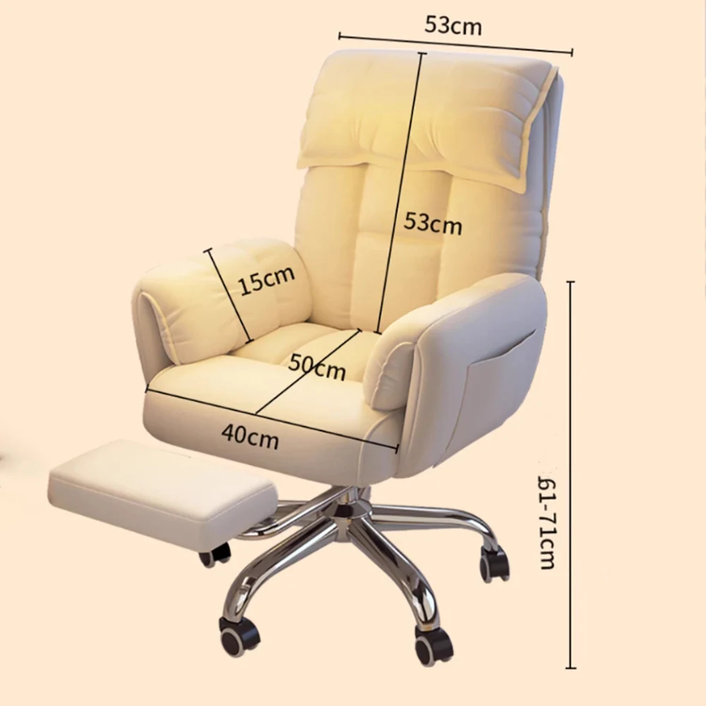 Comoda sedia da ufficio Decorazione moderna Sedia da gioco relax Sedia girevole di lusso Chaise Ergonomique Bureau Mobili per camera da letto