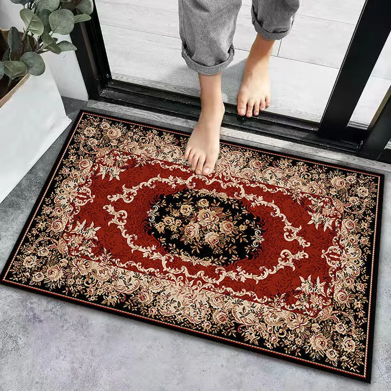 Petit tapis de Style ethnique Vintage, style bohème, antidérapant, pour porte, canapé, chaise, chambre, chevet, décoration de la maison
