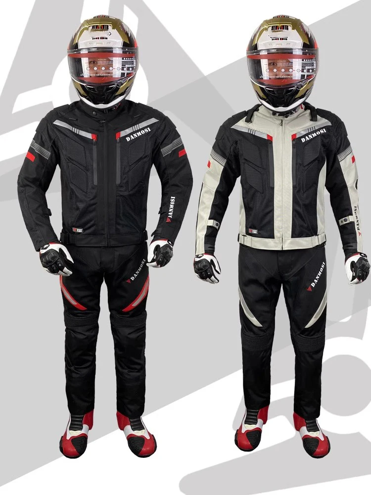 

Men's Motorcycle Cycling Jackets Riding Suit Waterproof Winter Warm Split Type Back Protection Elastic Outdoor Storage Equipment