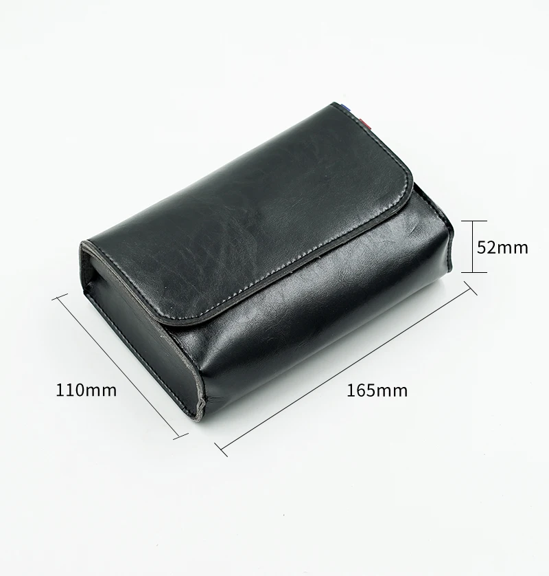 Magnetic Button Pouch Chargers Storage Bags Pu Leather Kit Sleeve Case For iPhone & iPad Accessories Mouse Power Supply Bag