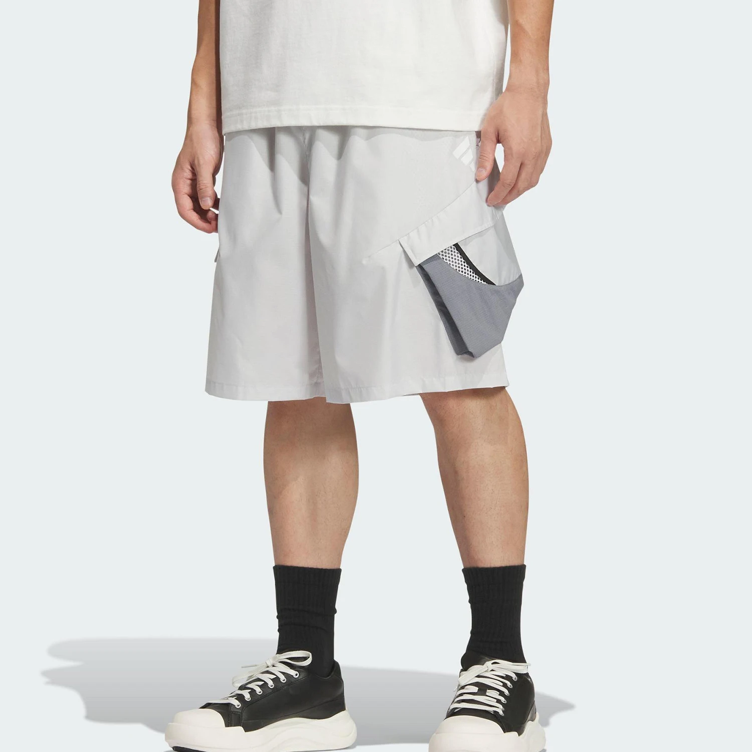 

Adidas Genuine 2025 Summer Men's Loose Daily Woven Shorts KF0674