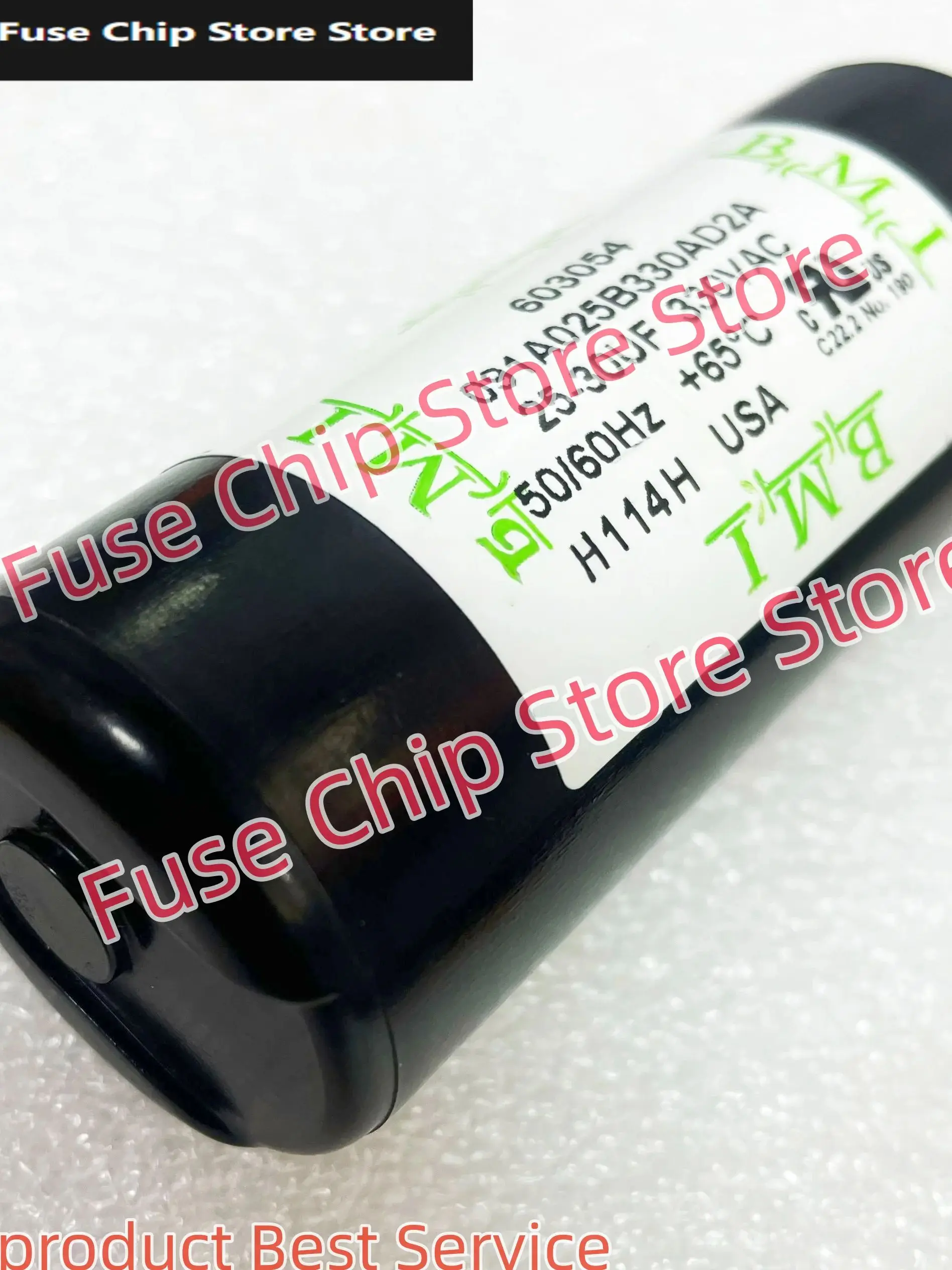 New For BMI 270-324UF 125V 25-30UF  330V compressor starting capacitor 092A270B125AC1A 36mmx70mm 36x85mm