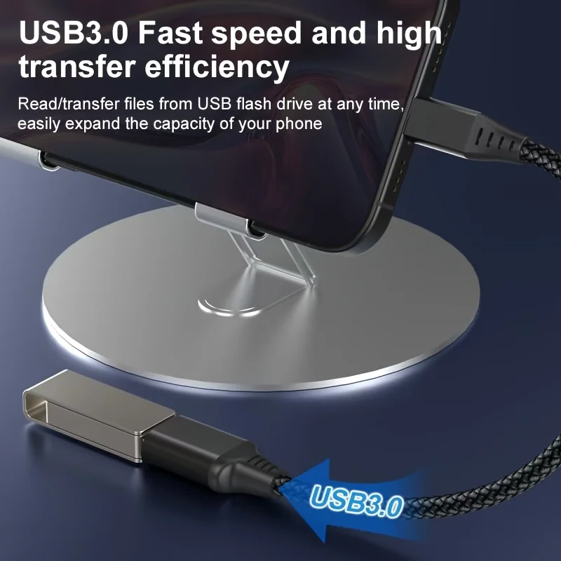 محول USB C إلى USB 3 0 USB C OTG محول 10Gbps USB نوع C إلى USB محول USB C إلى USB كابل OTG أنثى لجهاز MacBook Pro iPad #4