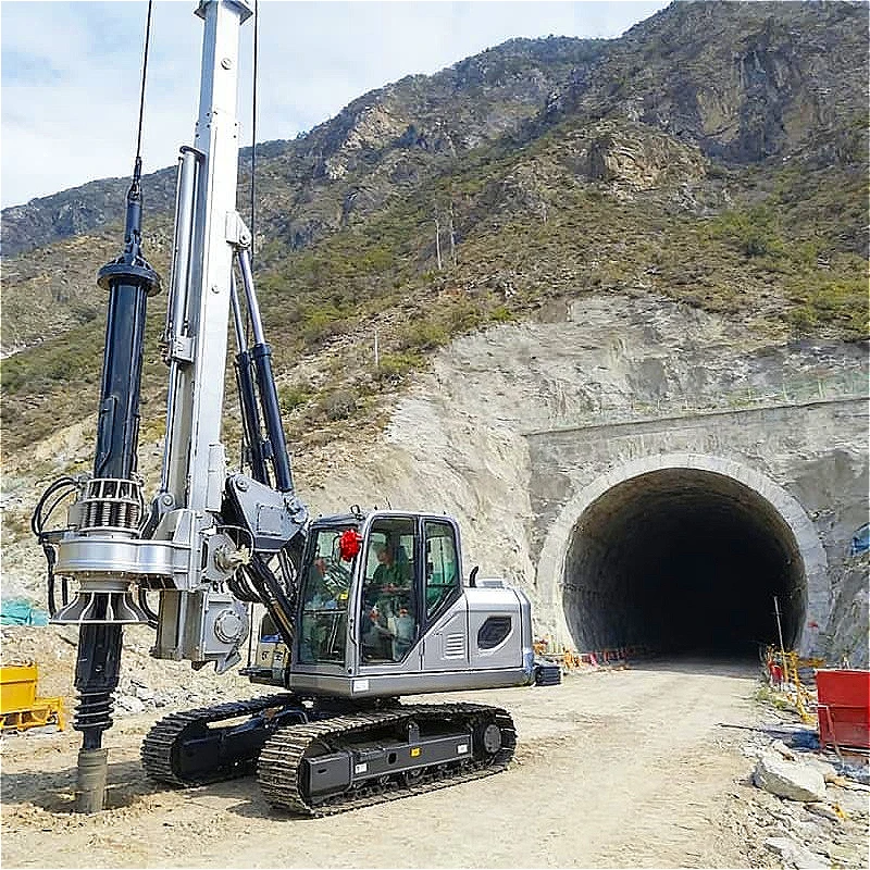 30m 40m 50m Large Diameter Crawler Lock Rotary Drilling Rig Drilling Rig Machine Rotary Piling  Micro Pile Drill Rig Customized