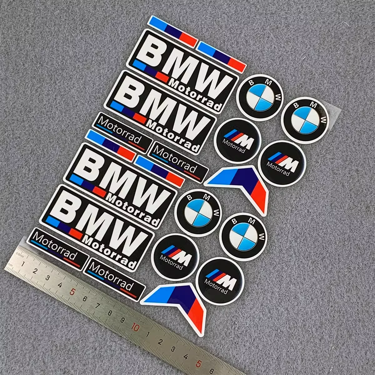 New Applicable Motorcycle Modification Personality Sticker BWM Car Logo BMW Personality Decoration Reflective Car Sticker