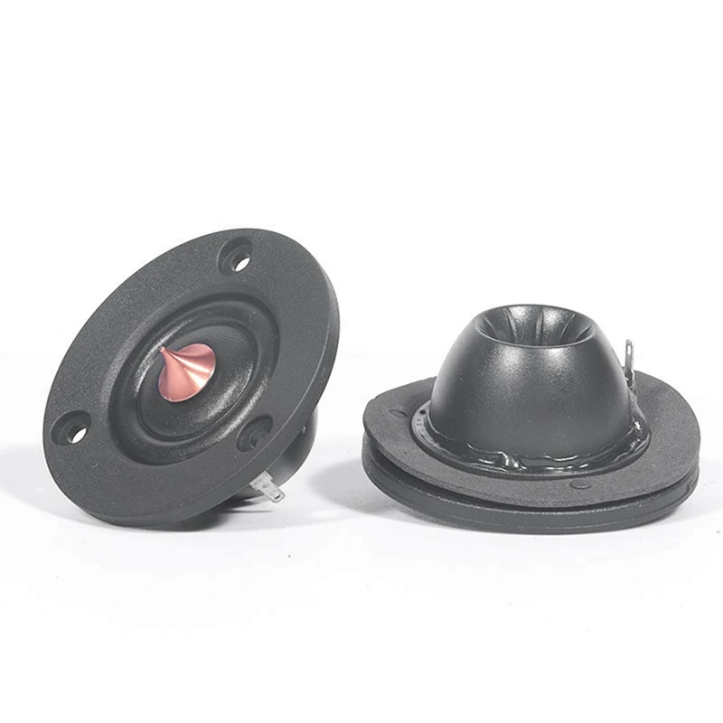 Imagem -06 - Dome Unidade Speaker Tweeter Diafragma de Seda Chinês Neodímio Agudos Carro Home Theater Durável Tweeter 4ohm Pcs Preto