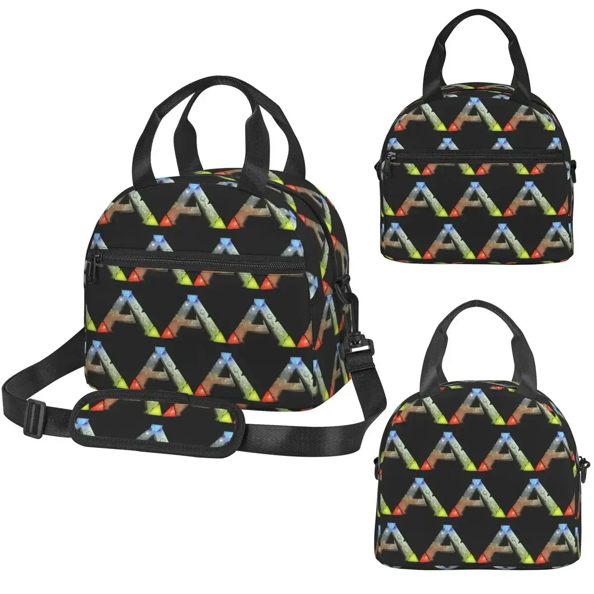 ARK Survival Evolved Logo Sac à lunch isotherme pour femme, boîte thermique de bureau, sac fourre-tout, boîtes à lunch portables