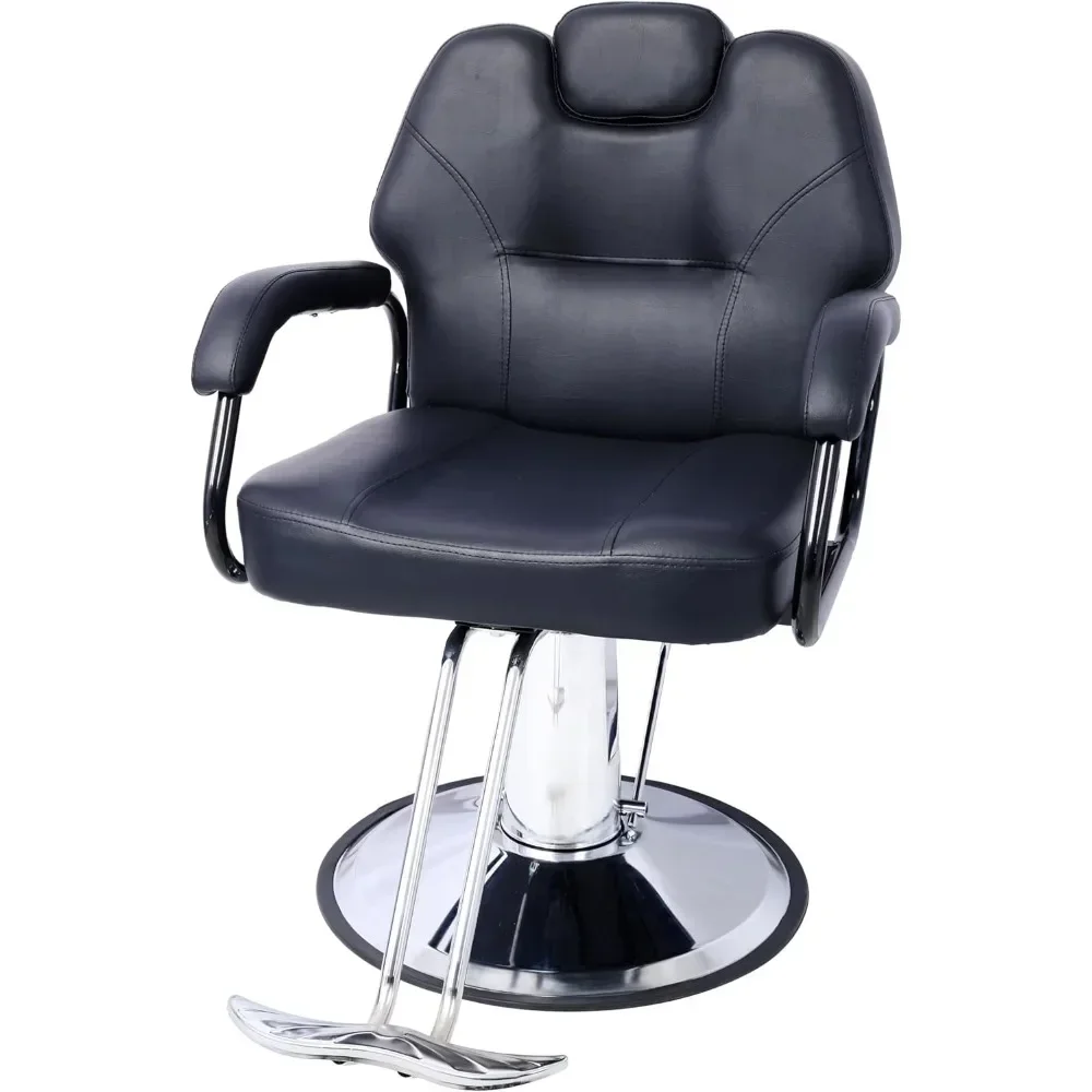 Barber Chair, Artist hand Hair Stylist All Purpose Barber Chair for Barbershop Salon Chair,Heavy Duty Hydraulic Barber Chair