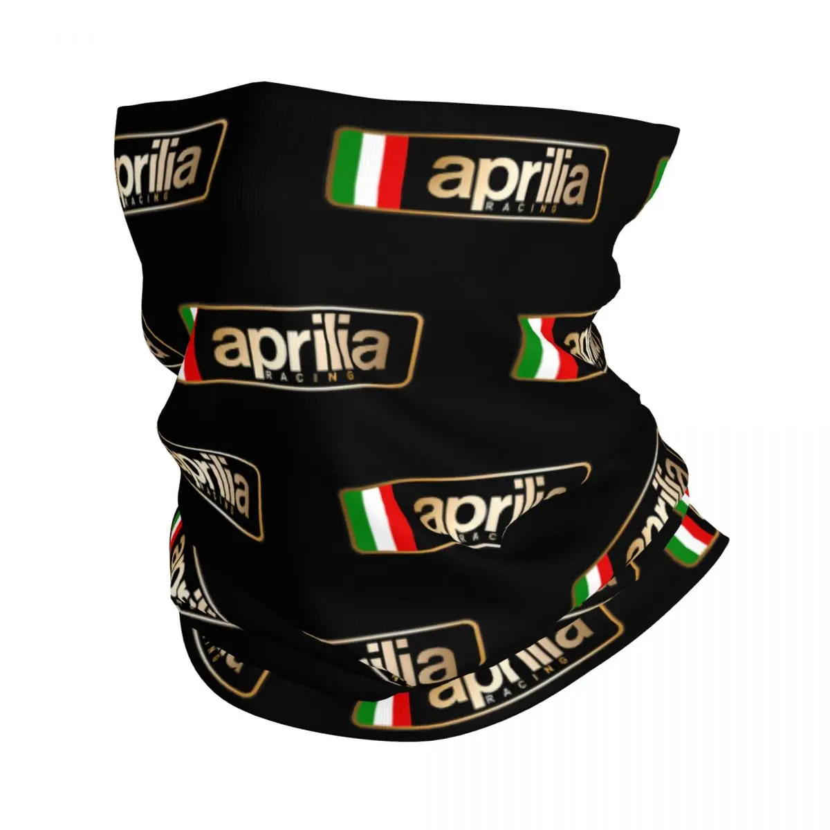 Custom Motorcycle Aprilias Racing Neck Gaiter Men Women Windproof Winter Bandana Scarf for Ski