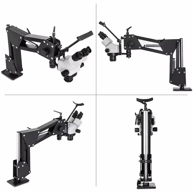 7X-45 Kinway Magnification Multidirectional Microscope Micro-Setting Microscope Spring Stand Jewelry Setting Microscope