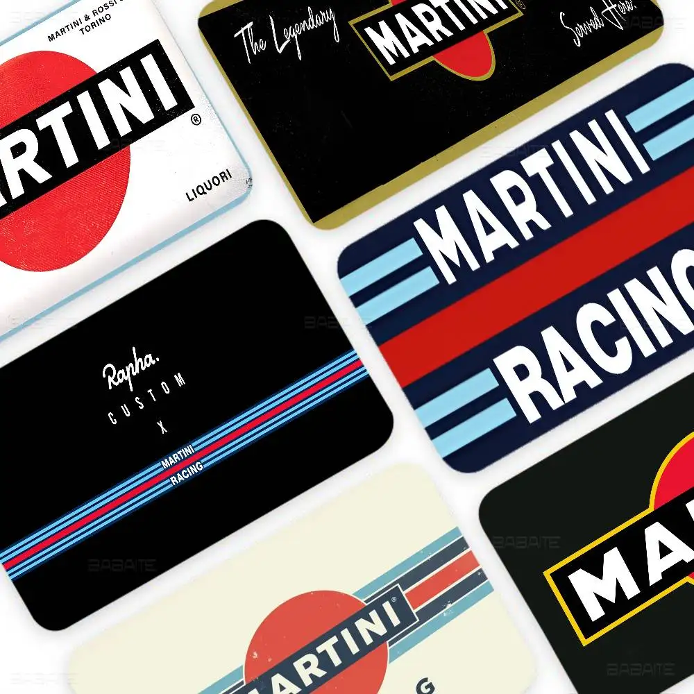 2Pcs Martini Racing strepen Vinyl grafiek Stickers Giulietta Mito, voor Alfa Romeo