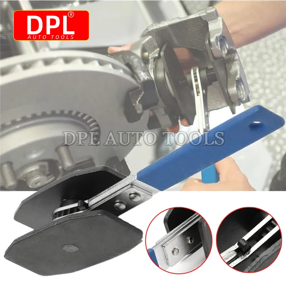 

Car Ratchet Brake Piston Caliper Spreader Tool Stainless Steel Brake Caliper Press Twin Quad Separator Pad