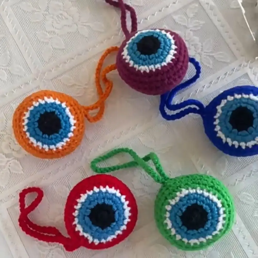 اكسسوارات السيارات محظوظ العين المفاتيح ألوان مختلفة يد فاطمة محظوظ العين قلادة العين الزرقاء تركيا سيارة معلقة سحر مفتاح حبل #3