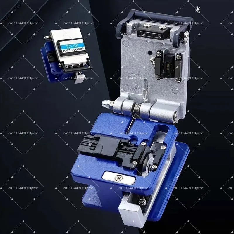 High Precision Metal Optical Fiber Cleaver FTTH Cold Connection Fiber Optic Tool for Network Cable Splicing Installation