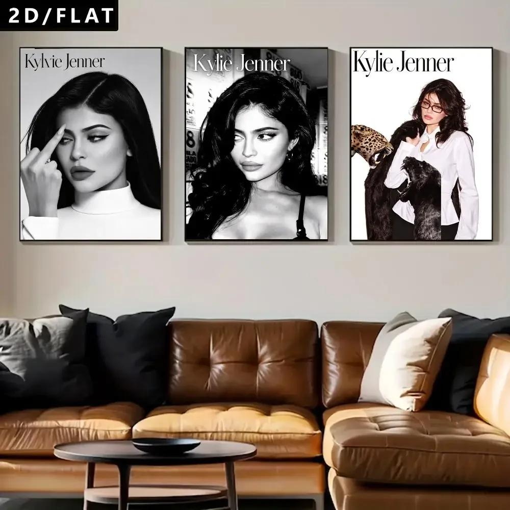 celebrity Kylie Jenner Trendy Classic hot HD Self-Adhesive Waterproof Art Poster Room Decor New Arrival On Sale