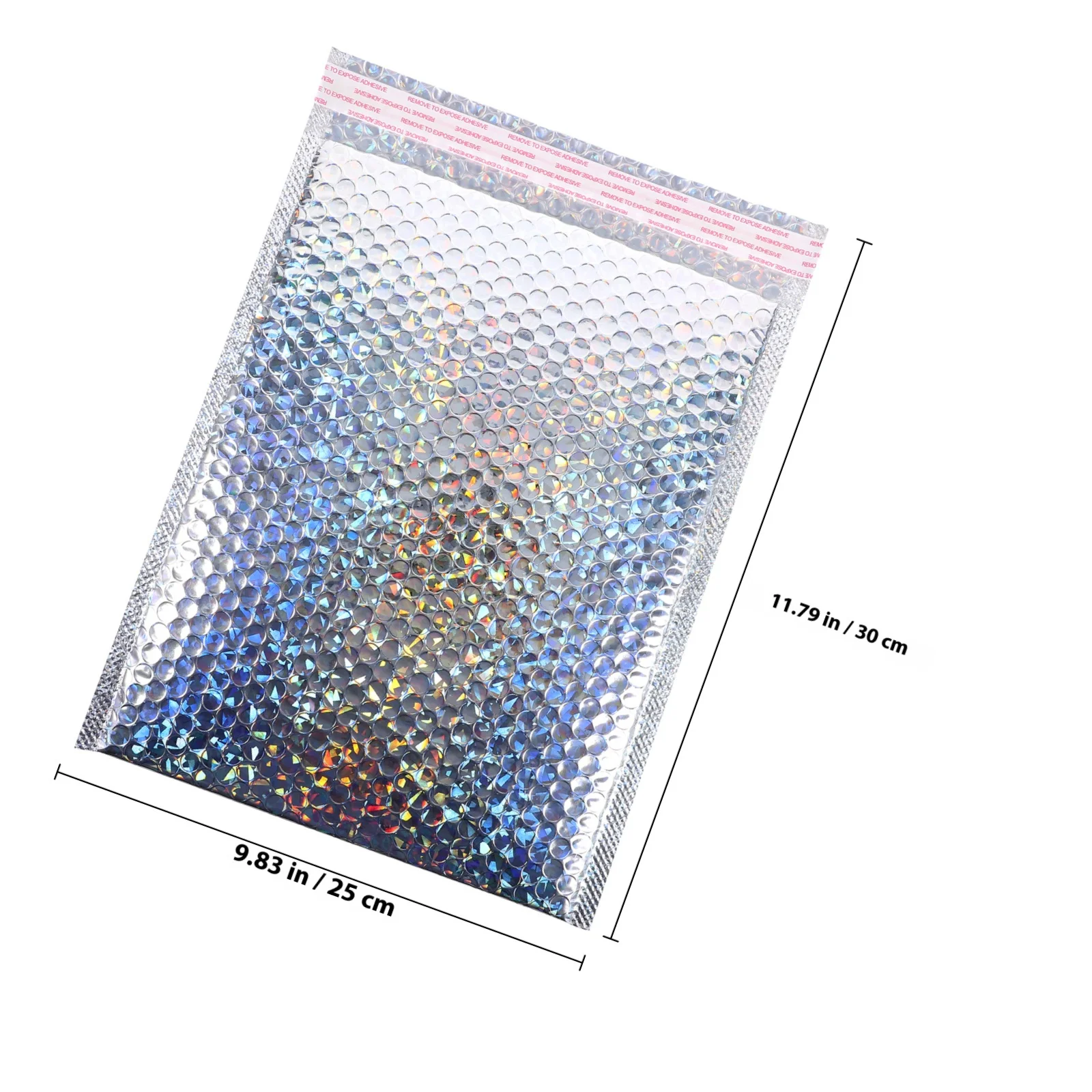 5Pcs Self Adhesive Bubble Packaging Bags Shock Absorption Sealing Shipping Bags for Clothing Mailing Storage Padded Envelope