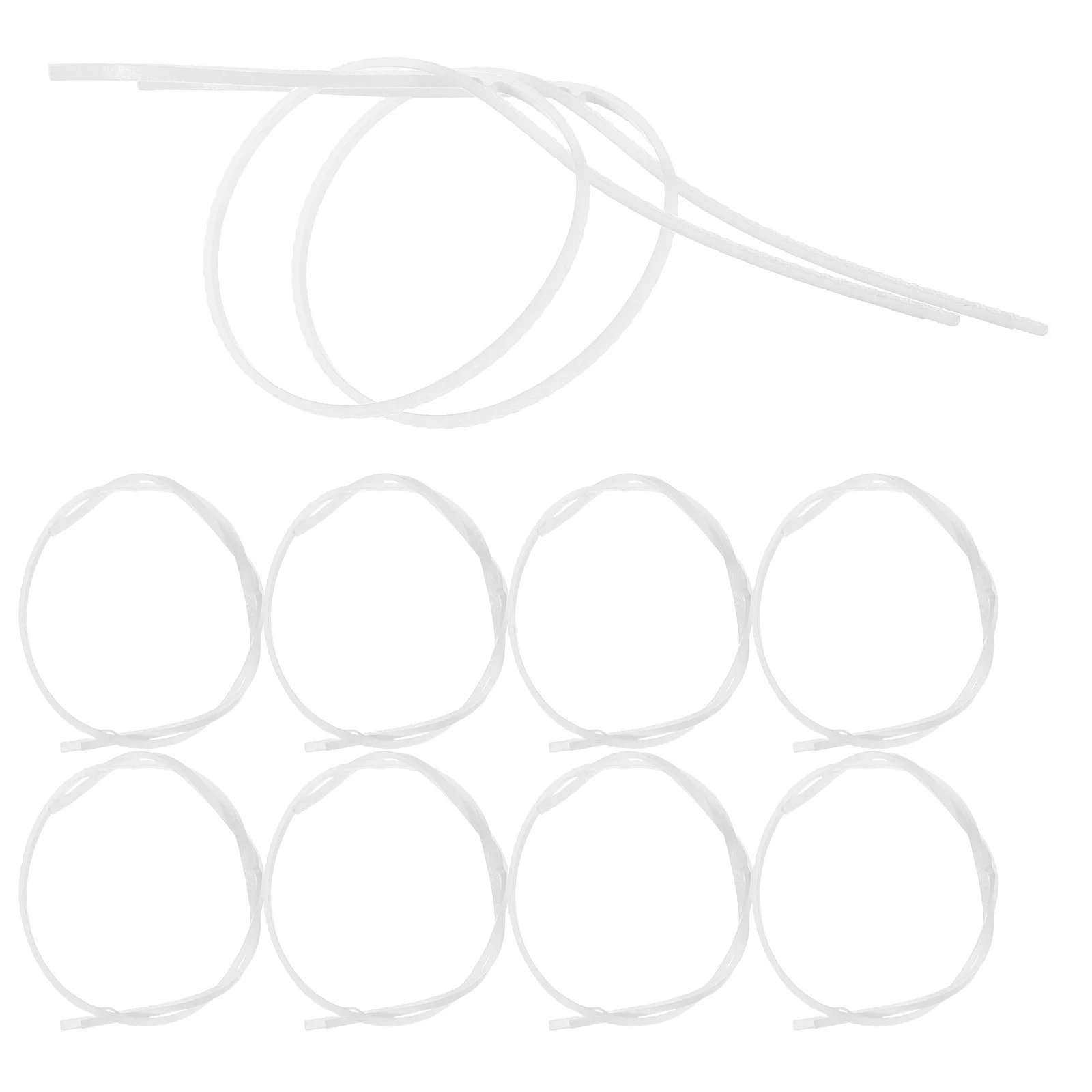 150 قطعة 2 مللي متر شرائط الراتنج تذوب الساخنة الأبيض التصاق قوي ألبوم الكتاب المدرسي ملزمة شرائط الغراء الحراري مكتب المدرسة #4