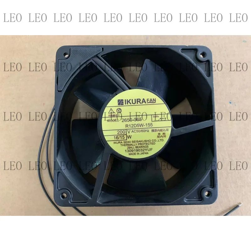 MY For IKURA 2650-365 R12D5W-155 16/15W high temperature resistant cooling fan