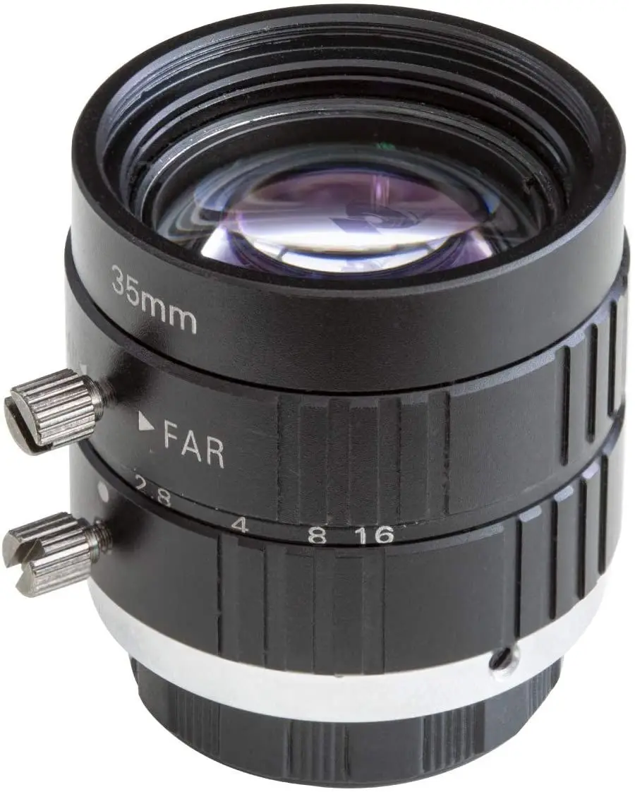 Imagem -01 - Lente Arducam C-mount para Câmera Raspberry pi Distância Focal de 35 mm com Foco Manual e Abertura Ajustável de Alta Qualidade lente arducam c mount para camera raspberry pi distancia focal de 35 mm com foco manual e abertura ajustavel de alta qualidade 01