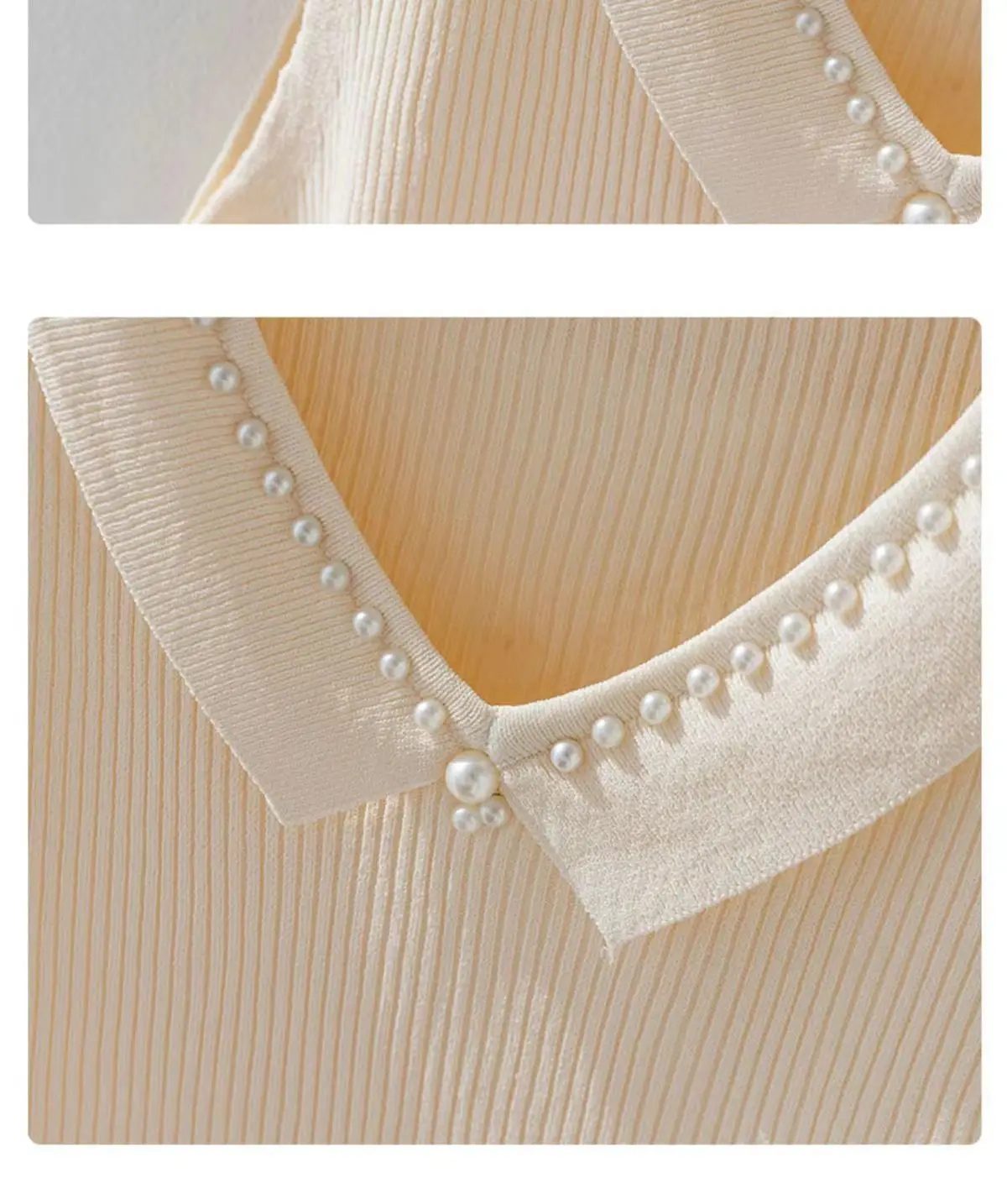 Ice Silk Camisole Female Doll Collar Covering Belly Fat Mm Heavy Industry Nailed Beads Solid Color Sleeveless Top S-3XL