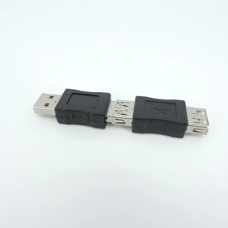 USB 2.0 نوع A ذكر أنثى مقرنة محول التوصيل المقبس موصل لأجهزة الكمبيوتر المحمول Diy بها بنفسك موسع كابل محول L1