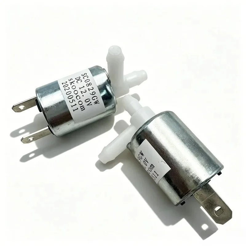 SC0829GW Solenoid Valve DC 12V Normally Closed Water Valve/Air Valve/Through Valve, Outlet Inner Diameter 2.2mm Solenoid Valve