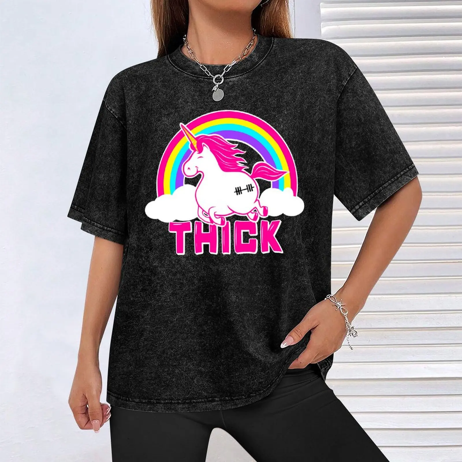 فتاة سميكة، وحيد القرن الحديد، فتاة الحديد، فتاة رفع الأثقال تي شيرت رجل تي شيرت فاخر تي شيرت #4