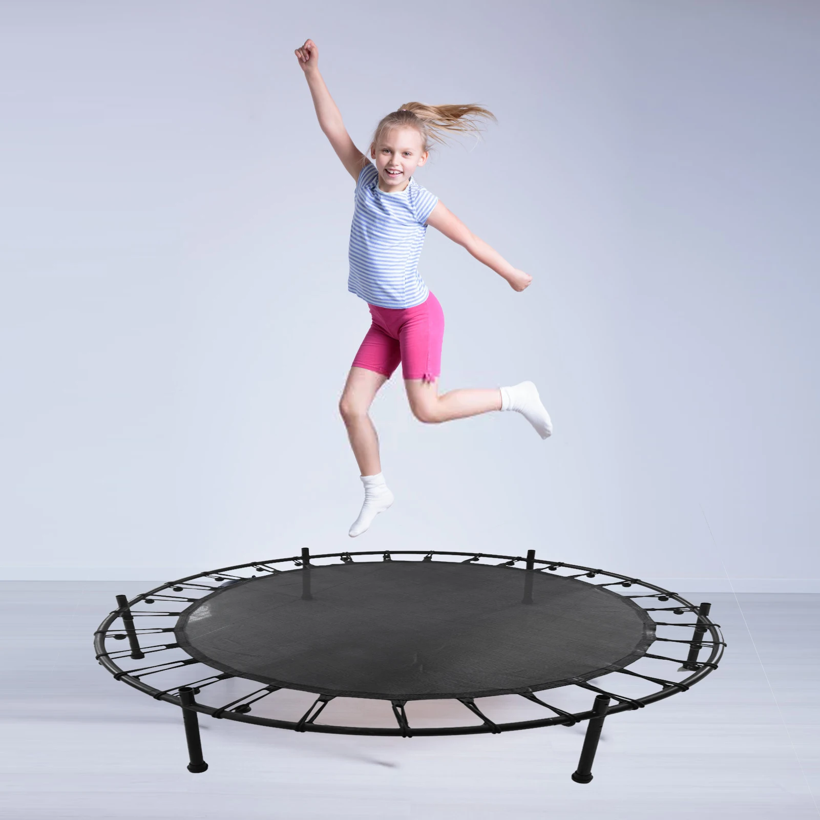 Trampoline Replacement Jumping Mat Round Jumping Pad Cloth Waterproof Trampoline Jumping Pad High Elastic Outdoor Trampoline