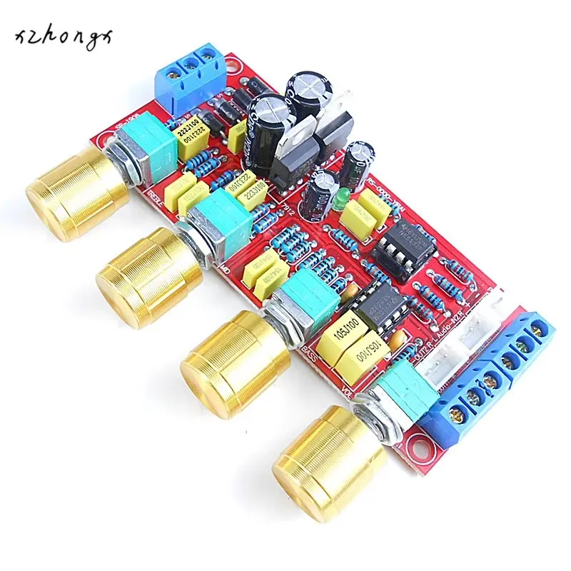 diy HIFI Enthusiast Tone plate NE5532 Level board power amplifier front board before bulk, diy electronic suite
