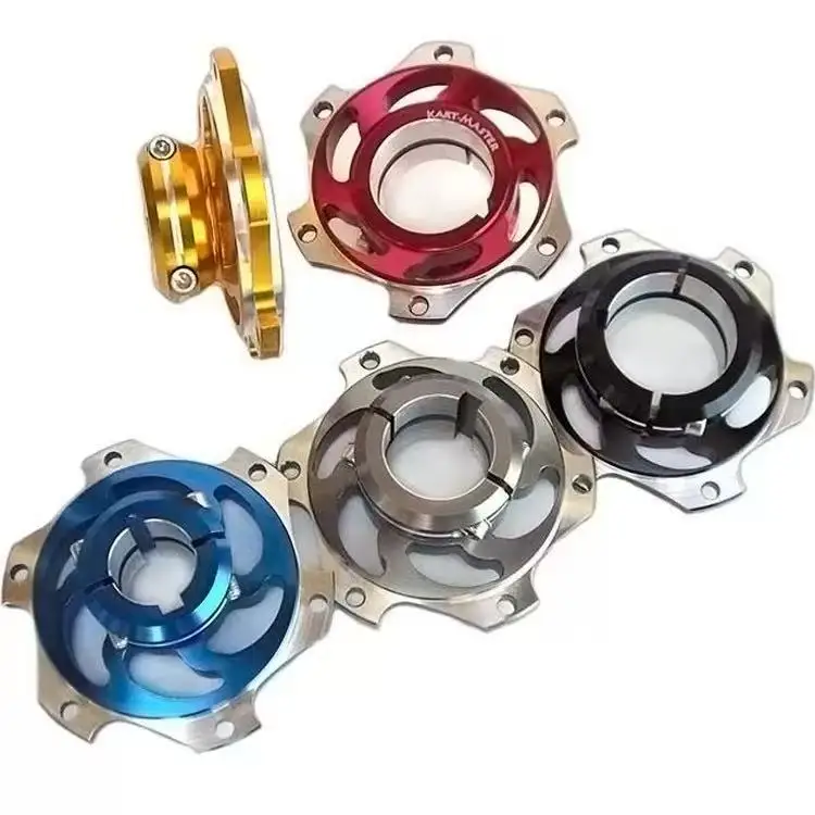 aluminum 30-50mm shaft 8mm keyway go-kart sprocket carrier hub Universal brake disc