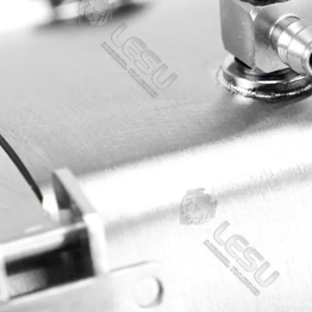 

LESU 1Pc 52.5 MM Metal Hydraulic Fluid Tank B For 1/14 RC Tamiyay Dumper Tractor Truck Outdoor Toys TH04741