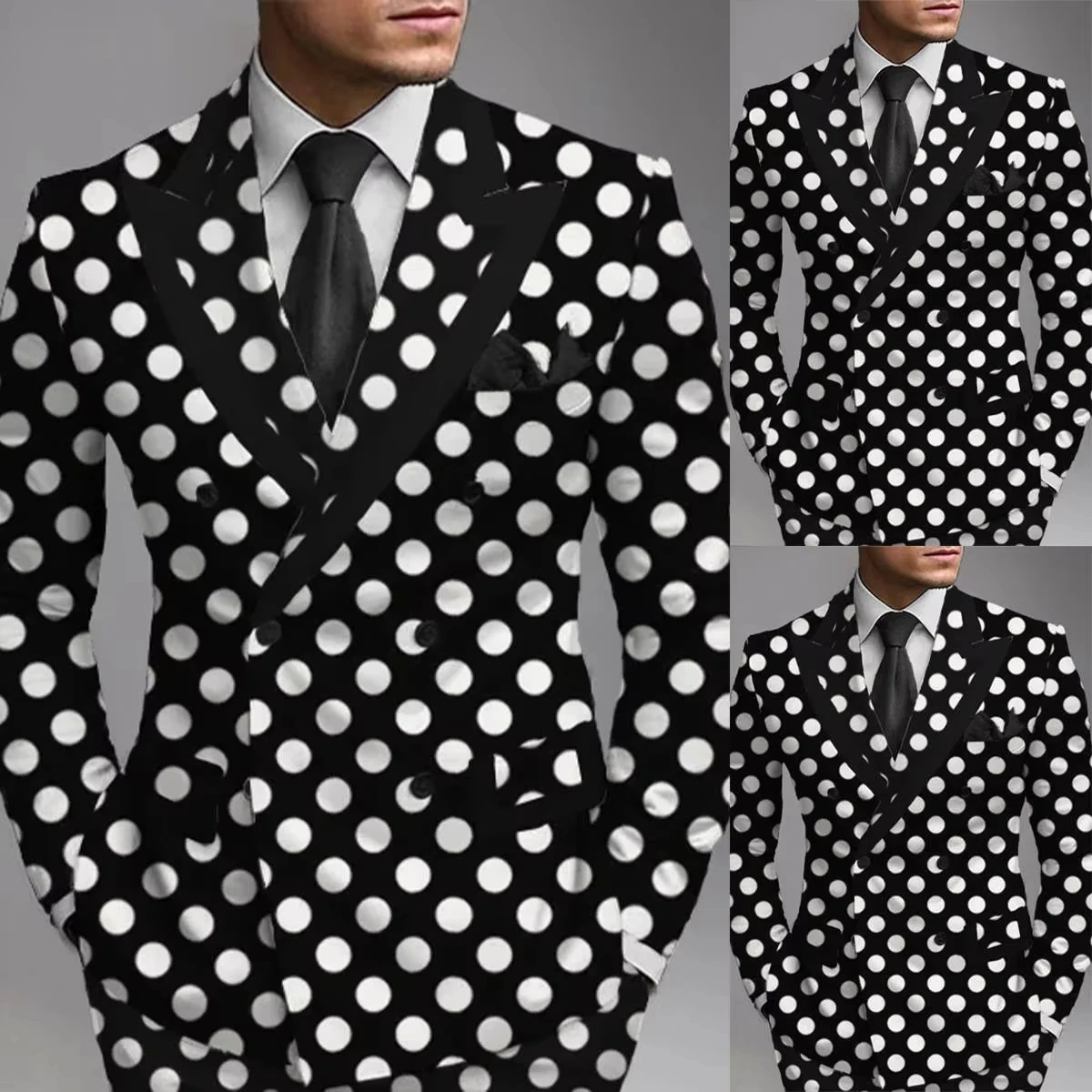 カスタマイズされた黒人男性スリムフィットクラシックウェディングタキシードピークドラペルダブルブレストジャケットパンツスーツ2ピースオーダーメイド