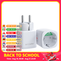 BlitzWolf BW-SHP13 EU Plug 3680W Zigbee 3.0 Smart Socket APP Remote Control Timer works with Alexa Google Assistant Smart Home