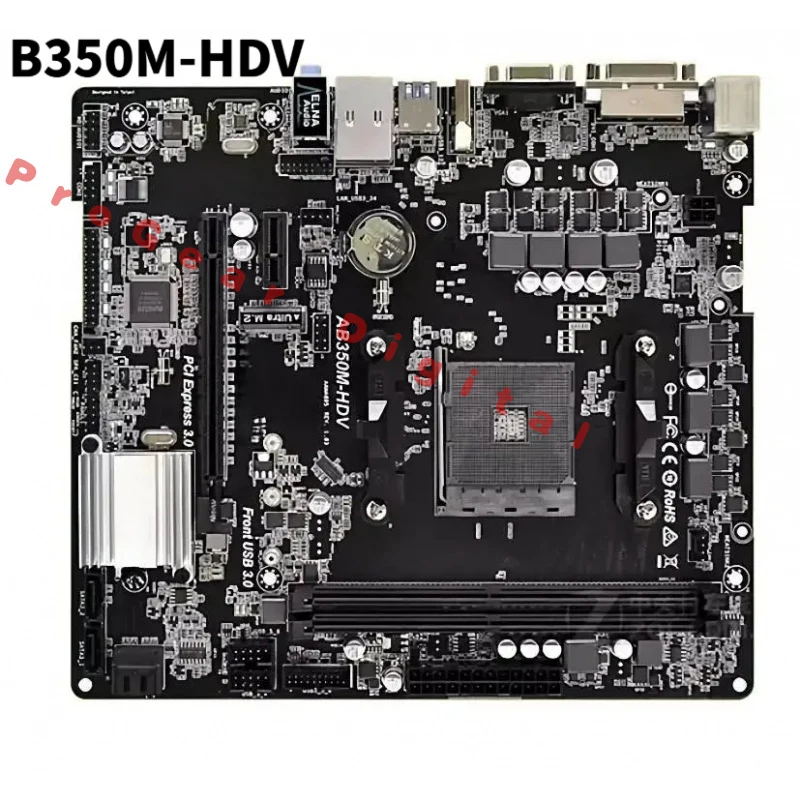 

Used for ASRock A320M-HDV / B350M-HDV / B450M-HDV AM4 Micro-ATX DDR4 Motherboards for AMD Ryzen 1000/2000/3000/5000 Series CPUs