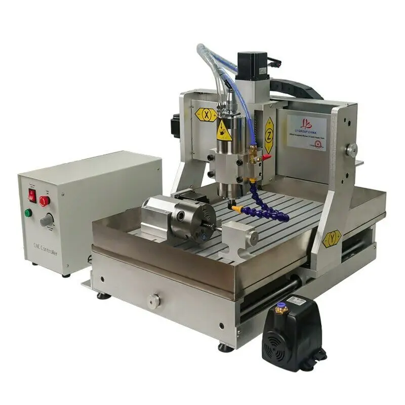 CNC 3040 Wood Router 4 Axis Metal Engraving Carving Milling Machine Limit Switch Woodworking Aluminum Carving Engraver