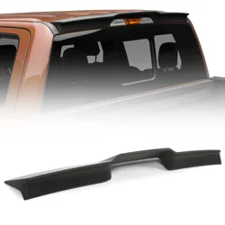 Replacement For 983379 Truck Cab Spoiler Compatible For Ford 2009-2014 F150 F-150 All Cab Size Matte Black