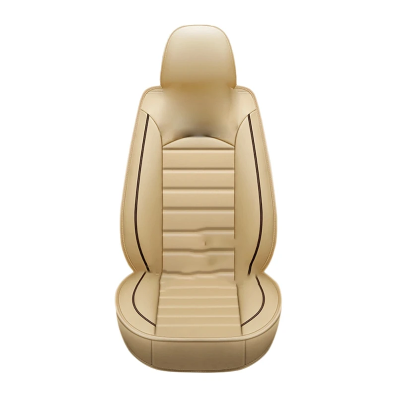 

5D Luxury Universal Full Car Seat Mat Covers PU Leather Protector Breathable Pad Set 1PCS Four Seasons