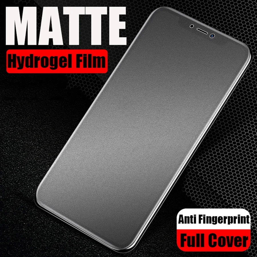 Matte Hydrogel Film for iphone 13 12 11 14 15 Pro max mini screen protector on iphone 13 12 11 XS max 8 7 plus X XR SE 2020 film