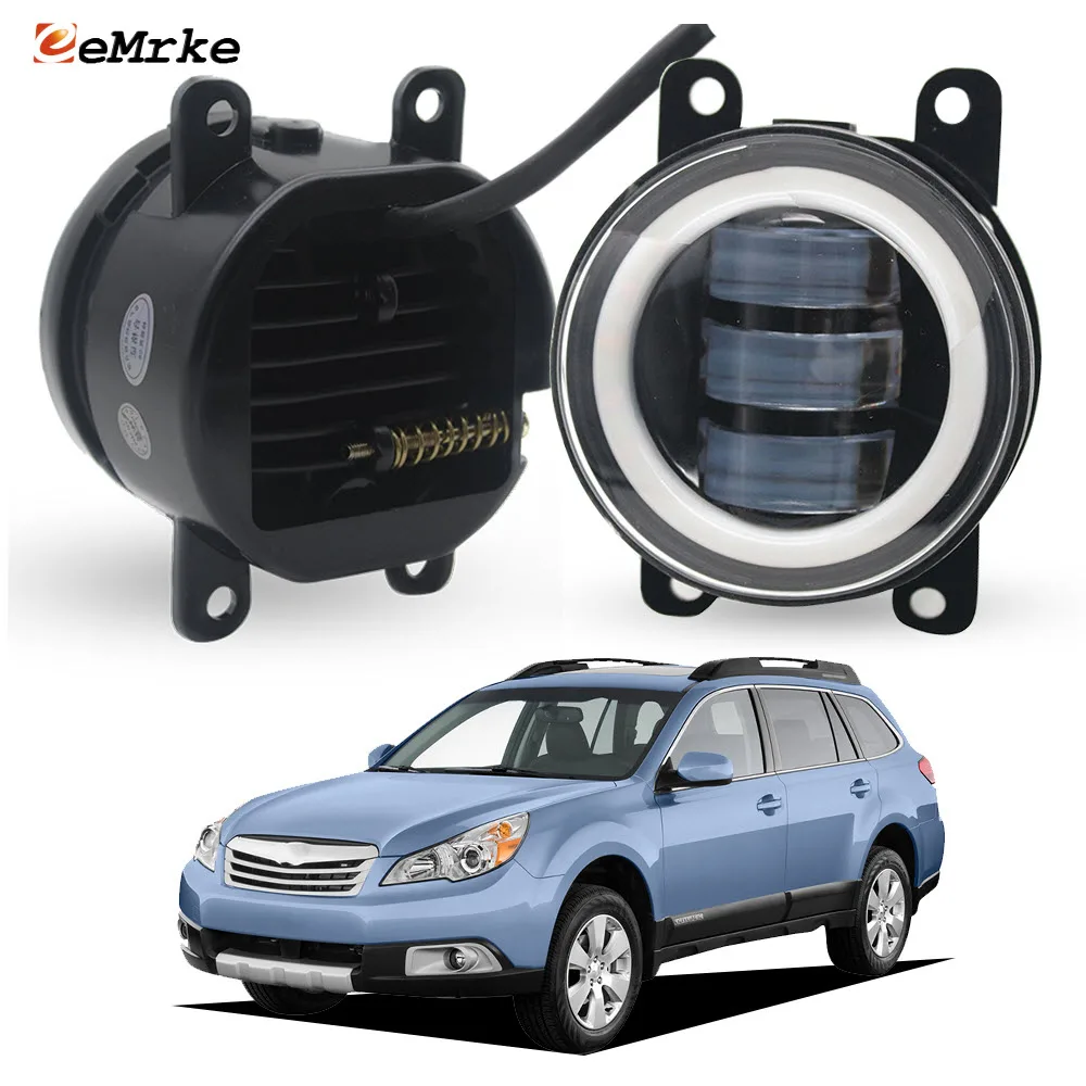 Off-Road Led Fog Light DRL Ring Lens Yellow Turn Signal Lamp for Outback BR / B14 2.5i 3.6R BR9 / BRF North America 2010 11 2012