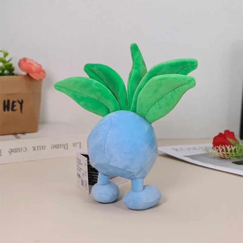 8 inch Pokémon Fit-serie Oddish pluche - officiële levensechte plantenpop in pc-stijl, zachte schattige generatie 1 wiet Pokemon gevulde coll