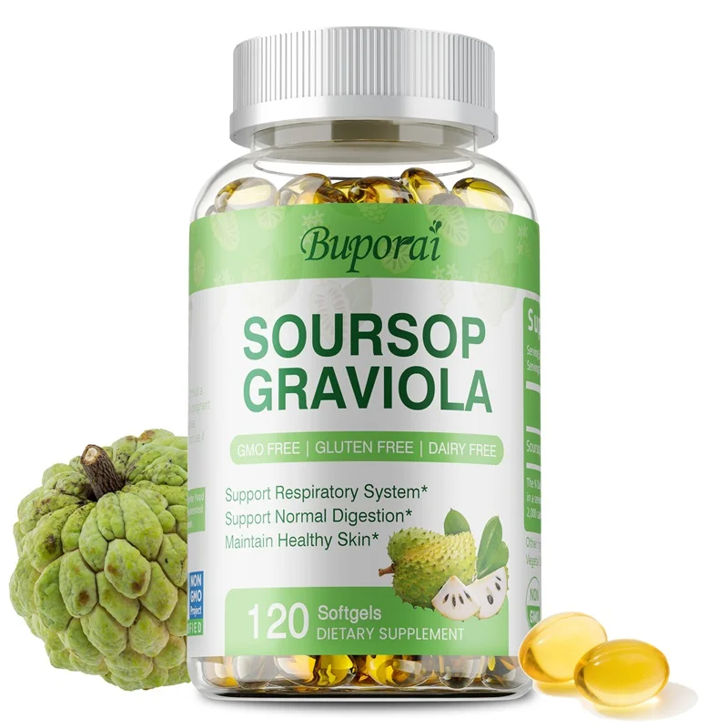 

Soursop Graviola - Supports Cell Regeneration, Relieves Stress, Enhances Immunity, and Improves Digestion