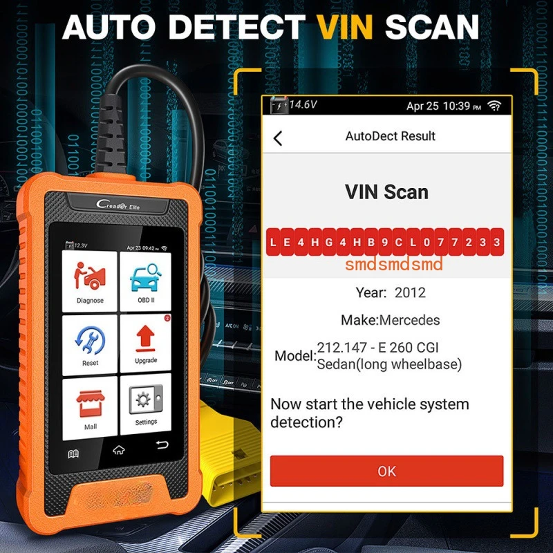 X431Elite AUDI BENZ BMW GM Automotive Fault Diagnostics Multilingual Version