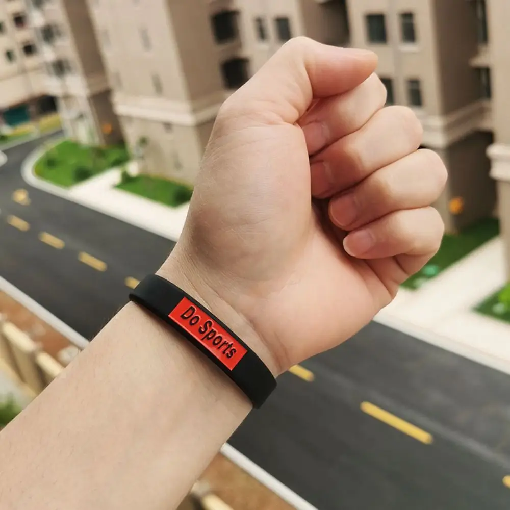 

Спортивные силиконовые браслеты с надписью, модные стильные браслеты с гравировкой, Роскошные Очаровательные браслеты
