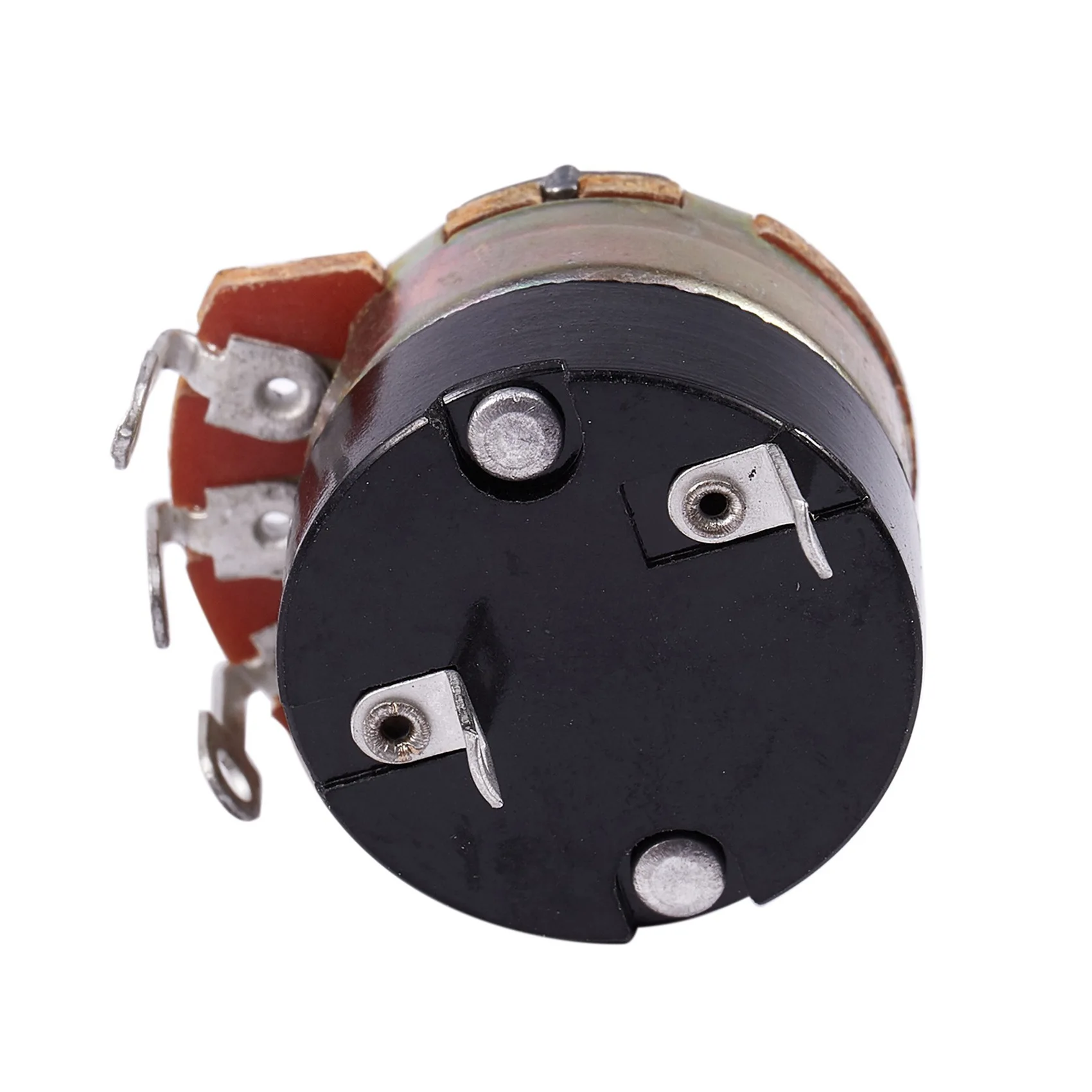 AFOURT-4Pcs 500K Ohm Single Linear Taper Potentiometers With On/Off Switch